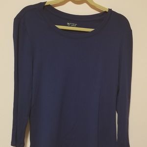 New Directions navy cotton shirt size XL
